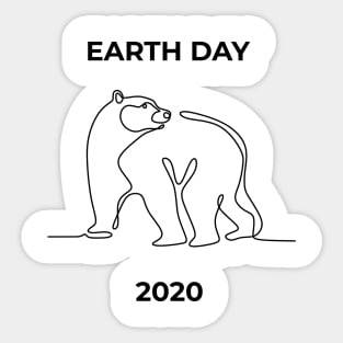 Earth Day 2020 Sticker